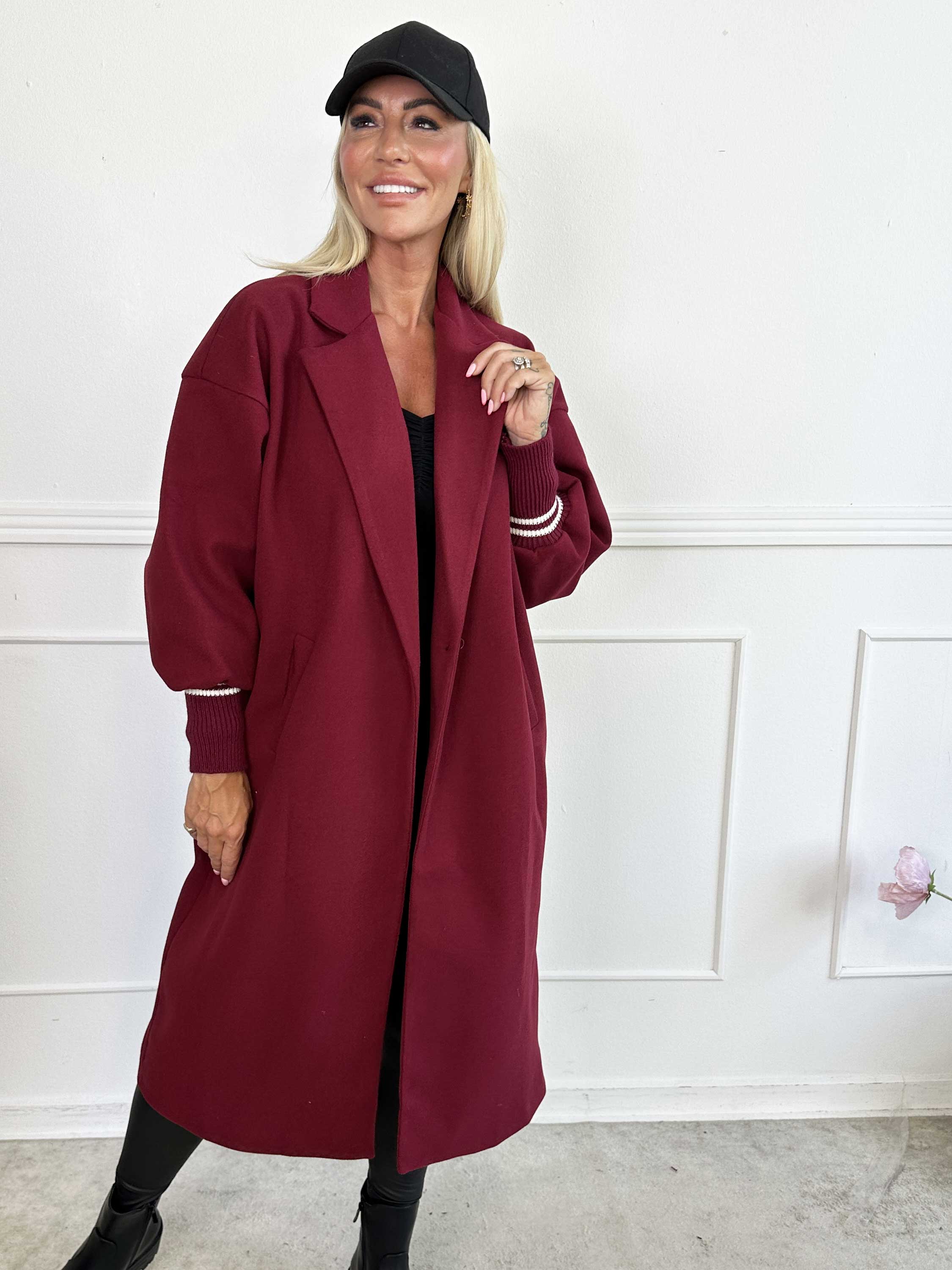Nitas - Plus size overgangsjakke med strikket ærmestykke